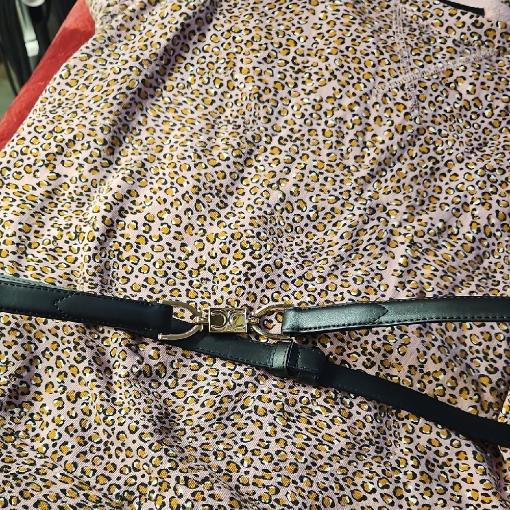 Elegant Black Leather Belt